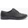 Geox Girl's Plie Brogue School Shoes - Black