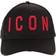 DSquared2 Be Icon Baseball Cap Unisex - Black/Red