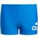 adidas Boy's Badge of Sport Swim Briefs - Glow Blue / White (HM2114)