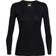 Icebreaker Women's Merino 175 Everyday Long Sleeve Crew Thermal Top - Black