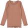 Wheat Wheat Long Sleeve Lace Rib T-shirt - Vintage Rose