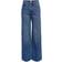 Only Hope Life Ex Hw Wide Straight Fit Jeans - Blue/Medium Blue Denim