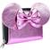 Cerda Minnie Ticket Box Card Holder - Pink Metallic