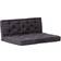 vidaXL 120x80x10cm 2-pack Chair Cushions Black (120x80cm)