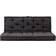 vidaXL 120x80x10cm 2-pack Chair Cushions Black (120x80cm)