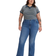 Levi's 726 High Rise Flare Jeans Plus Size - Medium Indigo Worn In/Blue