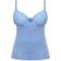 Freya Beach Hut Plunge Tankini Top - Blue Moon