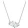 Swarovski Attract Soul Heart Necklace - Silver/Transparent