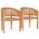 vidaXL 3059964 Loungeset, 1 Bord inkl. 2 Stolar & 1 Soffor