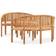 vidaXL 3059967 Loungeset, 1 Bord inkl. 2 Stolar & 2 Soffor