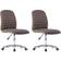 vidaXL 283608 Grey/Brown Köksstol 94cm 2st