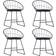 vidaXL 276235 Sedia da Cucina 72.5cm 4pcs