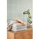 Hübsch Promenade Bath Towel Beige, Blue (100x50cm)