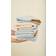 Hübsch Promenade Bath Towel Beige, Blue (100x50cm)