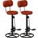 vidaXL Canvas Print Bar Stool 109cm 2pcs