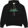 Lacoste L!ve Cotton Hoodie Unisex - Black/Green