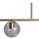 Dyberg Larsen Sophia Brass/Gold Pendant Lamp ∅ 15cm