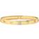 Michael Kors Logo Bangle Bracelet - Gold/Transparent