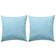 vidaXL 132298 2-pack Coussin de Décoration Complet Bleu (45x45cm)