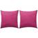 vidaXL 132294 2-pack Coussin de Décoration Complet Rose (45x45cm)