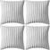 vidaXL 132310 4-pack