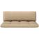 vidaXL 314649 2-pack Chair Cushions Beige (110x58cm)