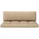 vidaXL 314649 2-pack Stolehynde Beige (110x58cm)