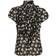 Saint Tropez Lillysz SS Shirt - Black Flower Shadows