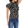 Saint Tropez Lillysz SS Shirt - Black Flower Shadows