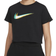 Nike Girl's Cropped Dance T-Shirt - Black/Metallic Gold (DM4697-011)