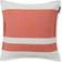 Lexington Irregular Striped Pudebetræk Multifarve, Hvid, Rød (50x50cm)
