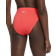 NIKE Women's Essentials High Waisted Bikini Bottom - Bright Crimson/White