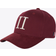 Les Deux Baseball Cap Suede II - Burgundy/Off White