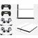 giZmoZ n gadgetZ PS4 Console Skin Decal Sticker + 2 Controller Skins - White