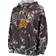 Majestic Phoenix Suns Burble Tie-Dye Tri-Blend Pullover Hoodie W