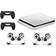 giZmoZ n gadgetZ PS4 Slim Console Skin Decal Sticker + 2 Controller Skins - White Colour