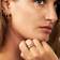 Sif Jakobs Ellera Medio Earrings - Silver/Black