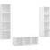 vidaXL 37x37x142.5cm 3-pack Väggskåp 37x142.5cm 3st