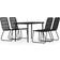 vidaXL 3099181 Essgruppe, 1 Tisch einschl. 4 Stühle