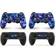 giZmoZ n gadgetZ PS4 Pro Console Skin Decal Sticker + 2 Controller Skins - Electric Storm