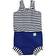 Splash About Happy Nappy - Navy/White Stripe