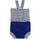 Splash About Happy Nappy - Navy/White Stripe