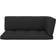 vidaXL 314665 3-pack Stolsdyna Svart (103x58cm)