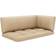 vidaXL 314661 3-pack Stolsdyna Beige (103x58cm)