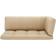 vidaXL 314661 3-pack Stolsdyna Beige (103x58cm)