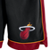 Nike Miami Heat Icon Edition Swingman Men's NBA Shorts, Black/Tough Red/White