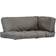 vidaXL 44652 3-pack Stolehynde Grå (103x58cm)