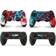 giZmoZ n gadgetZ PS4 2 x Controller Skins Full Wrap Vinyl Sticker - Color Explosion