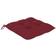 vidaXL 314889 Stolsdyna Röd (40x40cm)
