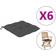 vidaXL 314862 Cuscino per sedia Grigio (40x40cm)